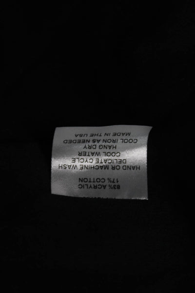 Finley Womens Classic Collared Black Blazer Long Sleeve Button Solid Size XL