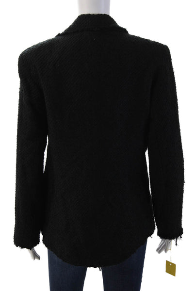 Finley Women Black Collared Long Sleeve Solid Classic Blazer Size XS