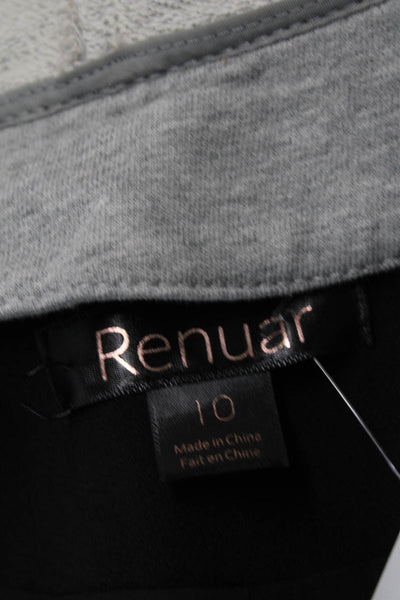 Renuar Unisex Black Collared Long Sleeve Classic Blazer Size 10