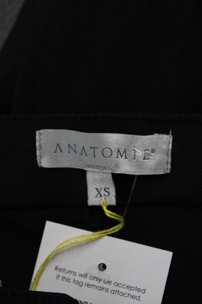 Anatomie Womens Dress Pants Black Button Size XS