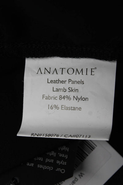 Anatomie Womens Dress Pants Black Button Size XS