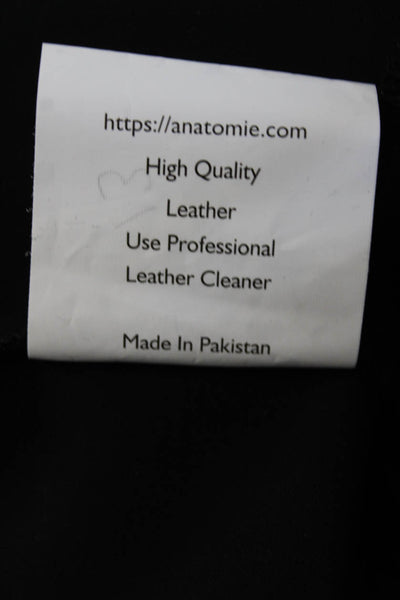 Anatomie Womens Dress Pants Black Button Size XS
