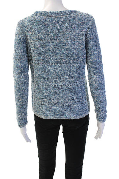 Rag & Bone Unisex Blue Pullover Sweater Long Sleeve Round Neck Size XS