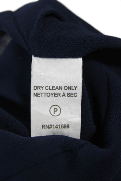 Ramy Brook Women Slip Dress Midi Dark Blue Sleeveless Buckle Size 6