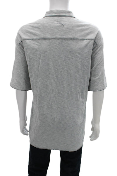Tommy Bahama Mens Rugby Shirt Grey Size Extra Extra Extra Large Big