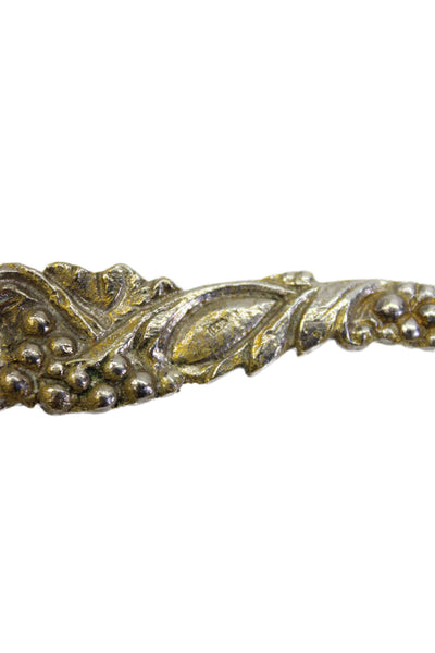Designer Vintage Italian Multitone Metal Berry Serving Spoon