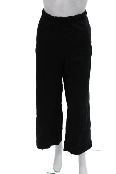 Sunday Best Womens Sweatpants Black 100% Cotton Solid Fall Size L