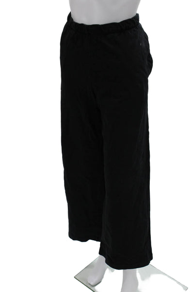 Sunday Best Womens Sweatpants Black 100% Cotton Solid Fall Size L