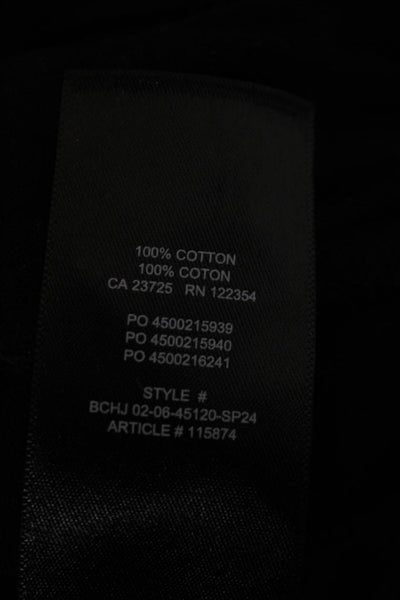 Sunday Best Womens Sweatpants Black 100% Cotton Solid Fall Size L