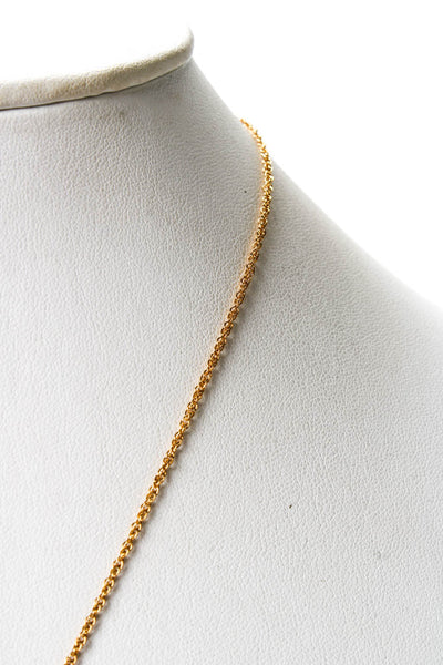 Marilyn Monroe Womens Gold Plated Imitation Pearl Pendant Necklace 18"