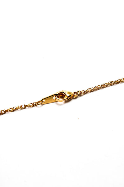 Marilyn Monroe Womens Gold Plated Imitation Pearl Pendant Necklace 18"