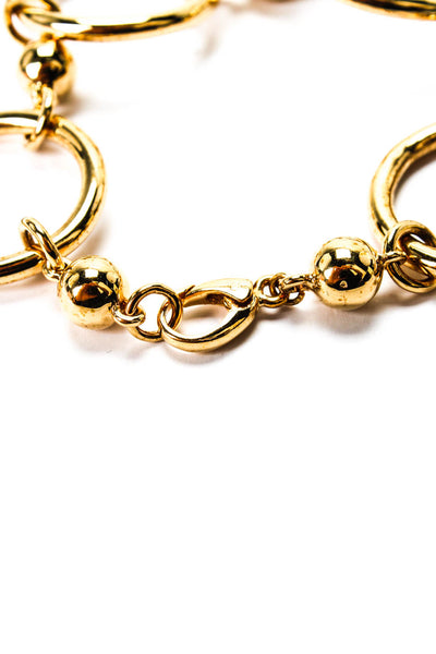 Marilyn Monroe Womens Gold Plated Circle Bracelet 8"