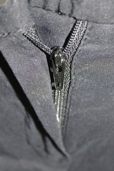 Theory Unisex Black Bermuda Chino Shorts Linen Blend Size 0