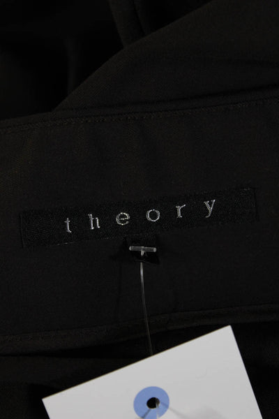 Theory Womens Straight Pencil Skirt Black Size 4