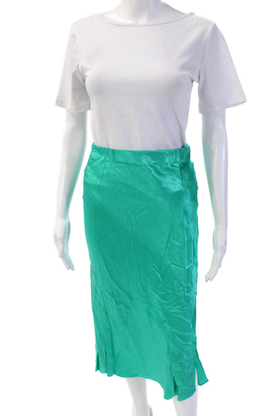 Rails Womens Straight Pencil Skirt Green Rayon Viscose Petite Size S