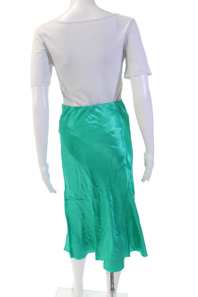 Rails Womens Straight Pencil Skirt Green Rayon Viscose Petite Size S