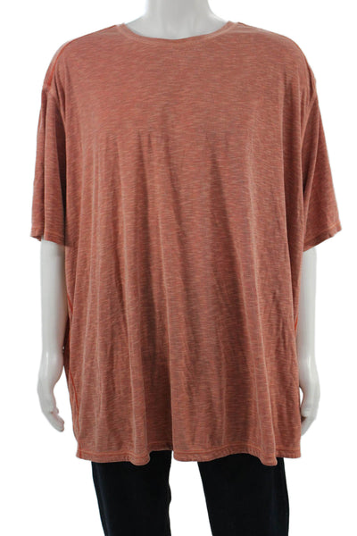 Tommy Bahama Mens T-Shirt Orange Beach Crew Neck Short Sleeve Size 3X