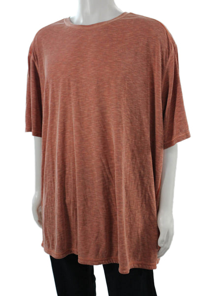 Tommy Bahama Mens T-Shirt Orange Beach Crew Neck Short Sleeve Size 3X