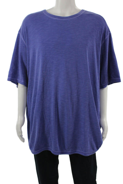 Tommy Bahama Mens Purple Beach Short Sleeve Crew Neck T-Shirt Size 3XL