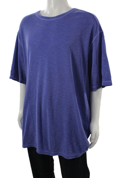 Tommy Bahama Mens Purple Beach Short Sleeve Crew Neck T-Shirt Size 3XL