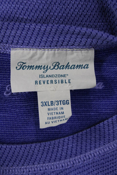 Tommy Bahama Mens Purple Beach Short Sleeve Crew Neck T-Shirt Size 3XL