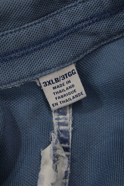 Tommy Bahama Mens Short Sleeves Button Down Shirt Blue Size 3XLB