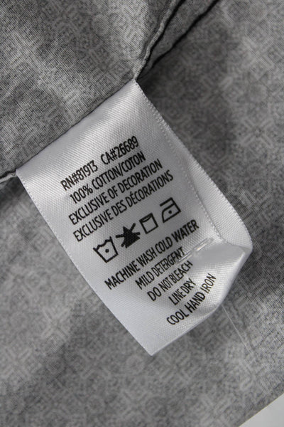 Robert Graham Mens Button Down Shirt Grey Size Extra Extra Extra Large