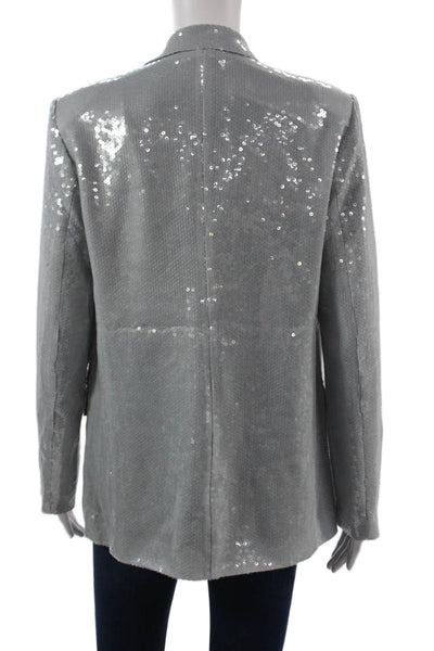 Picadilly Women 80s Gray Collared Long Sleeve Blazer Size XS