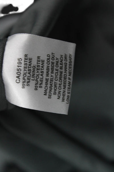 Picadilly Women Gray Collared 80s Long Sleeve Blazer Polyester Blend Size S