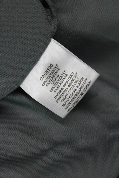 Picadilly Womens Gray Collared Long Sleeve Blazer 80s Size XL