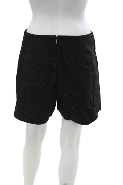 Rebecca Taylor Women Wrap Skort Black Solid Size 8