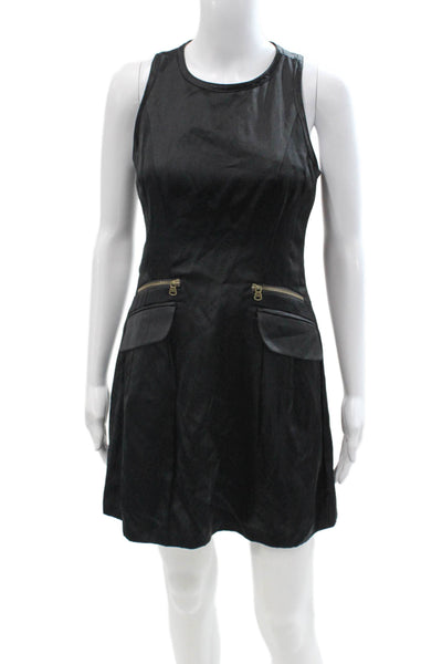 Nanette Lepore Women Mini Tank Dress Black Size 2
