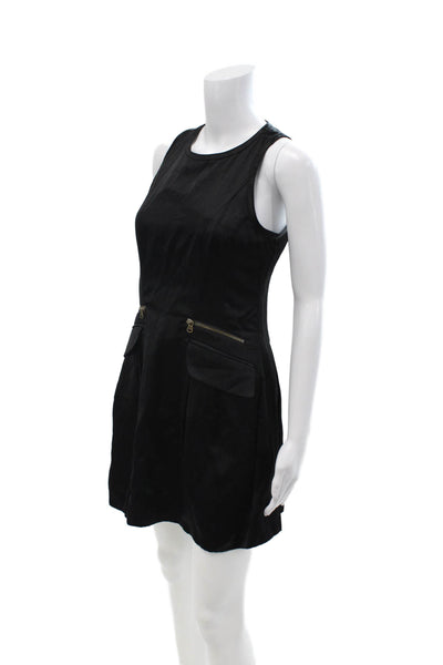 Nanette Lepore Women Mini Tank Dress Black Size 2