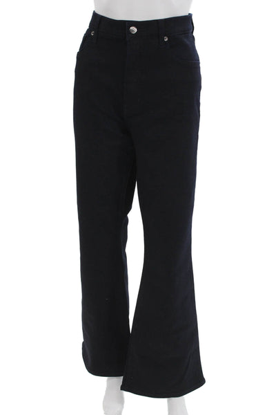 Veronica Beard Womens Dark Blue Mid Rise Jeans Button Closure Size 32