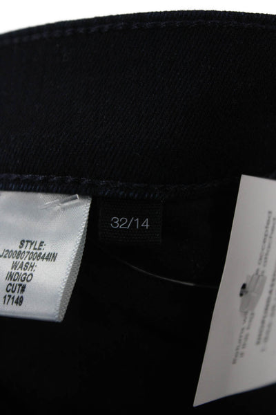 Veronica Beard Womens Dark Blue Mid Rise Jeans Button Closure Size 32