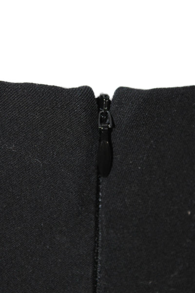 Rag & Bone Women Ankle Cropped Pants Black Zip 25in Inseam Size 0