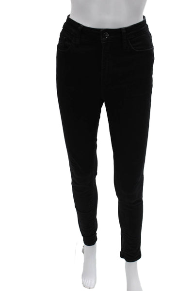 Joes Womens Skinny Jeggings Black High Rise Size 28