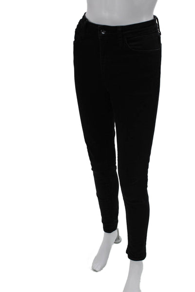 Joes Womens Skinny Jeggings Black High Rise Size 28