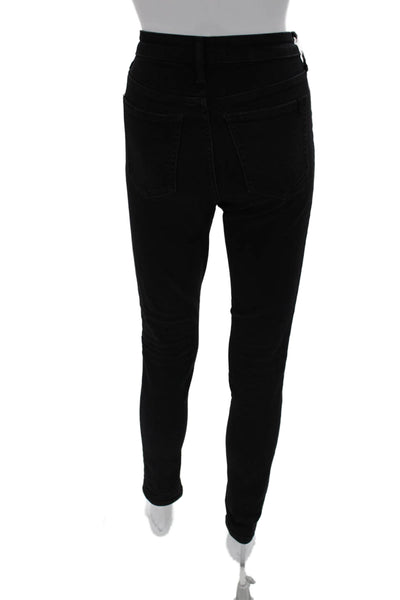 Joes Womens Skinny Jeggings Black High Rise Size 28