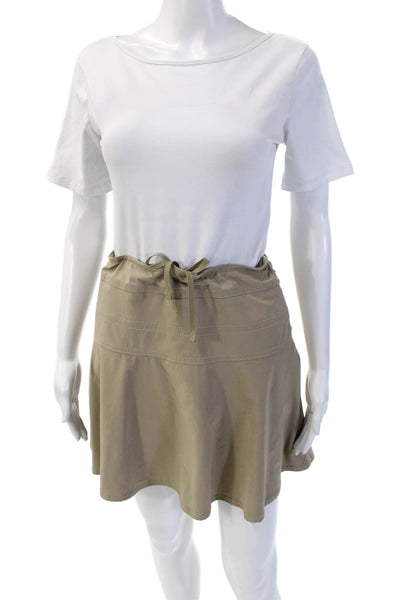 Athleta Women Beige A-Line Mini Skort Size 4