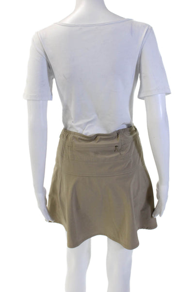 Athleta Women Beige A-Line Mini Skort Size 4