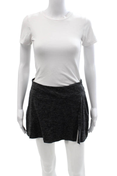 Kyodan Women Petite Short Dark Gray Skort Size S