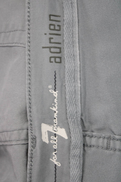 7 For All Mankind Men Ankle Cropped Gray Pants Button Size 32