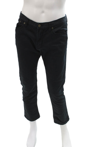 Banana Republic Mens Cropped Ankle Black Jeans Size 32