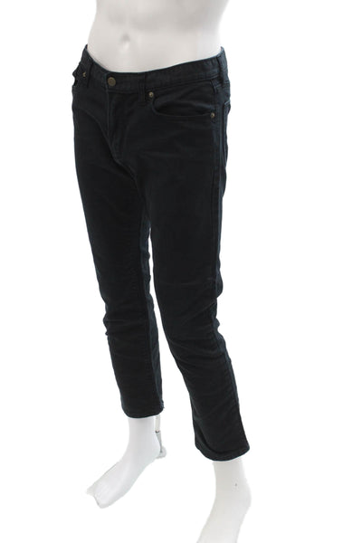 Banana Republic Mens Cropped Ankle Black Jeans Size 32