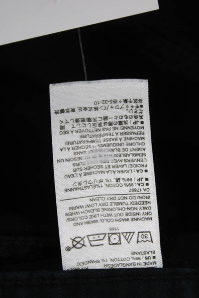 Banana Republic Mens Cropped Ankle Black Jeans Size 32