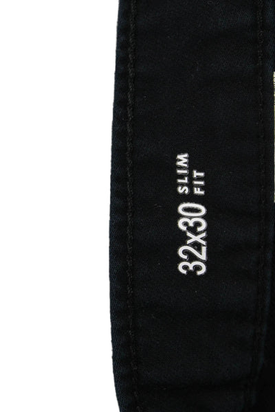 Banana Republic Mens Cropped Ankle Black Jeans Size 32