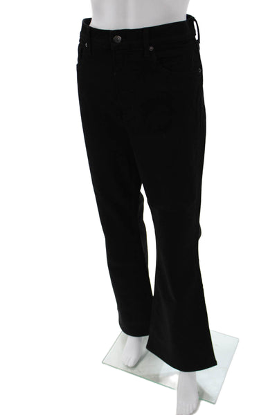 Veronica Beard Women Black Mid Rise Button Pants Size 32