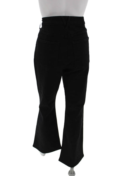 Veronica Beard Women Black Mid Rise Button Pants Size 32