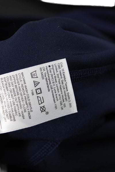Athleta Women Dark Blue Skort Short Solid Nylon Spandex Size XL